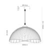 Angelo Dome Pendant Dimensions