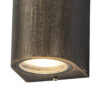 Chigny Curved Wall Lamp Up and Down Black/Gold IP54