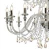 Edison 29 Light 3 Tier Chandelier Polished Chrome and Crystal
