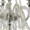 Edison 29 Light 3 Tier Chandelier Polished Chrome and Crystal