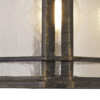 Estrada Small Wall Light Brushed Black and Gold IP54