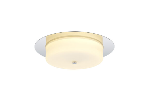Glynn Flush 18W LED IP44 Polished Chrome