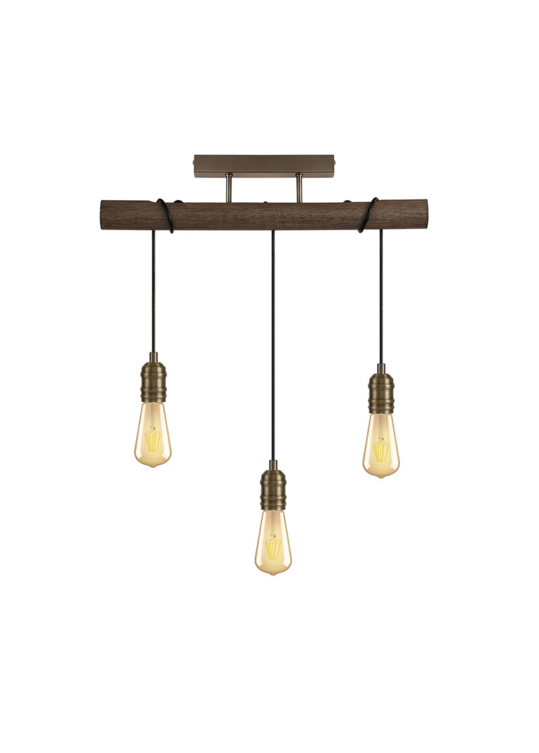Ivanna 3 Light Flush Ceiling - Abbeygate Lighting
