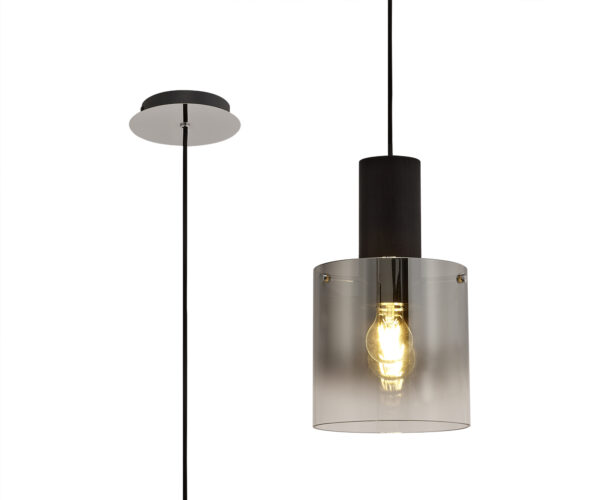 Meyer Single Pendant - Black