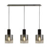 Meyer 3 Light Bar Pendant - Black