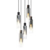 Meyer Slim 5 Light Cluster - Black/Chrome