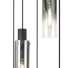 Meyer Slim 5 Light Cluster - Black/Chrome