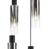 Meyer Slim 9 Light Cluster Pendant - Black/Chrome