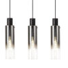 Meyer Slim 9 Light Linear Pendant - Black/Chrome