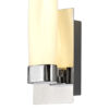 Nelson 2 x 5W LED Wall Light Polished Chrome Small IP44