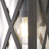 Parsons Criss Cross Wall Light Anthracite IP54