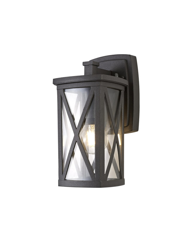 Parsons Criss Cross Wall Light Anthracite IP54