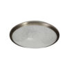 Roman 30cm Flush 12W LED Satin Nickel IP44