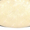 Roman 30cm Flush 12W LED Satin Nickel IP44