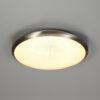 Roman 35cm Flush 18W LED Satin Nickel IP44