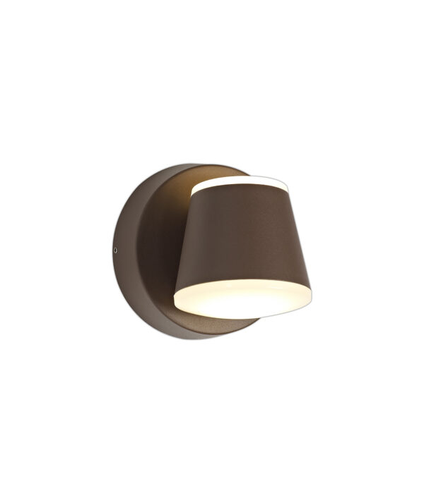 Spital Wall Lamp Dark Brown IP54
