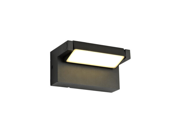 Stirling Wall Lamp Adjustable Graphite Black IP54