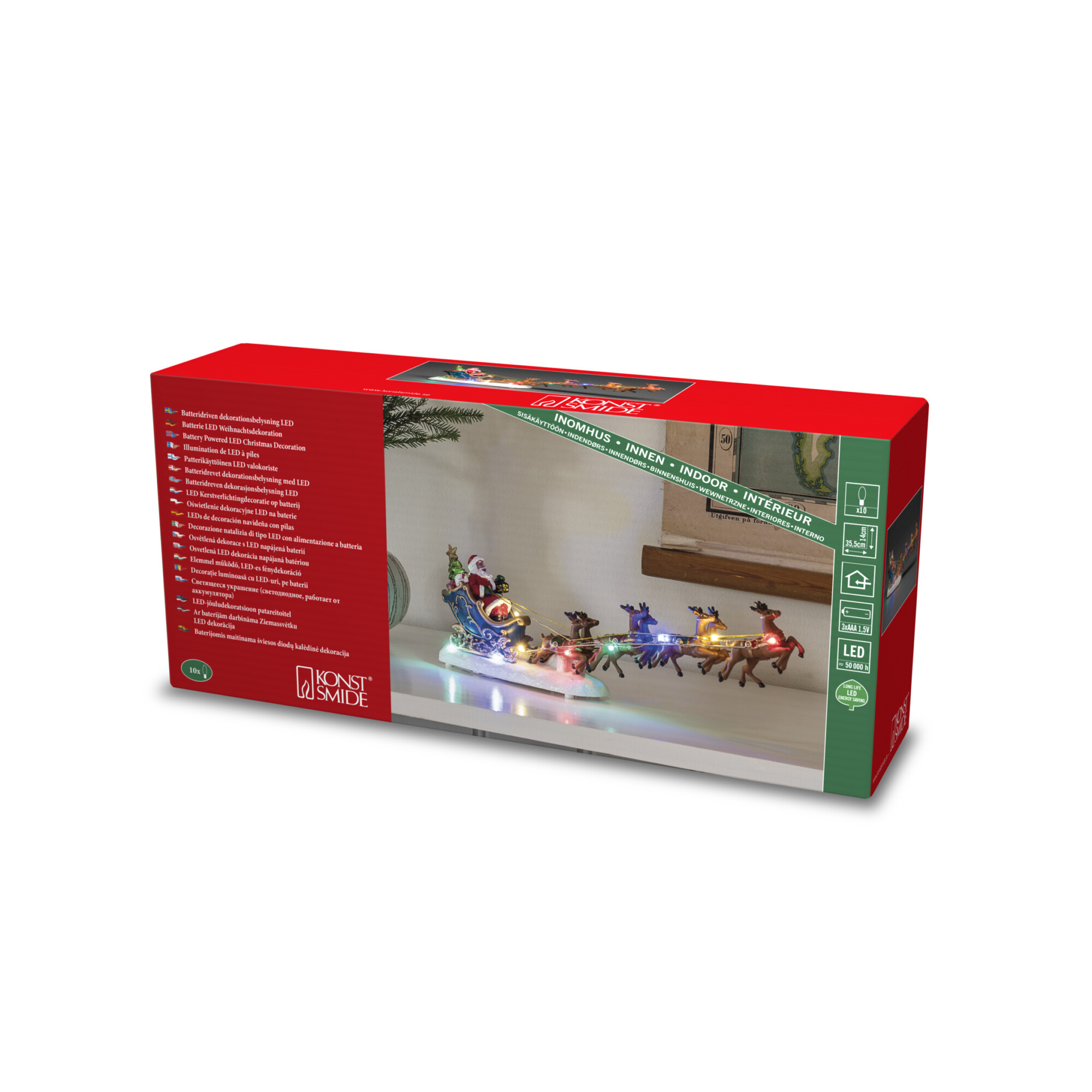 4205-000 Santa's Sleigh with Reindeer 4205-000 Santa's Sleigh with Reindeer