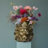 49254 CLARENCE Lion Head Planter