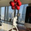 Banksy Flying Balloon Girl - Red