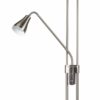 Alba Mother and Child Floor Lamp - Satin Chrome