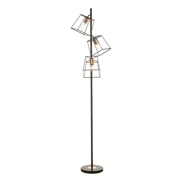 Tower Floor Lamp Polished Copper