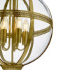 Vanessa 5lt pendant antique brass