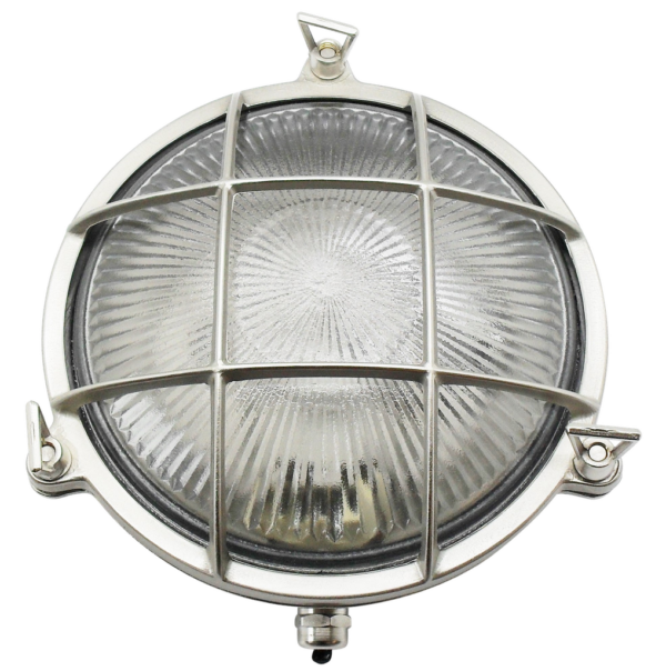 [09000] Small Porthole Bulkhead (Satin Nickel)
