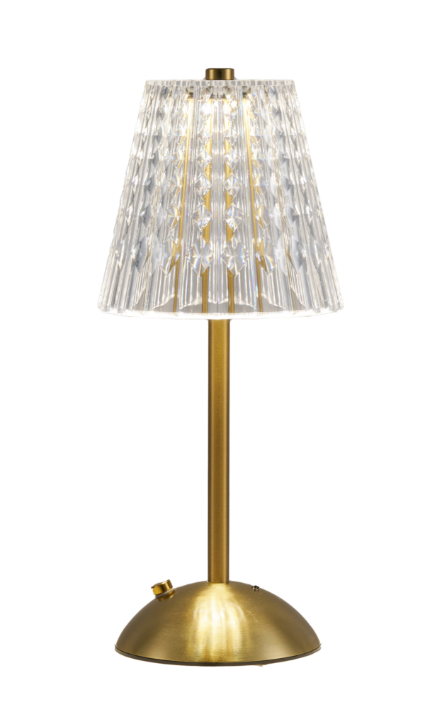 Bella Rechargeable Touch Table Lamp - Gold