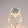 Bella Rechargeable Touch Table Lamp - Chrome