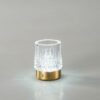 Vintage Tumbler Rechargeable Table Lamp Gold
