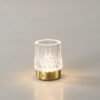 Vintage Tumbler Rechargeable Table Lamp Gold