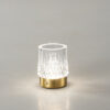 Vintage Tumbler Rechargeable Table Lamp Gold