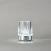 Vintage Tumbler Rechargeable Touch Table Lamp Chrome
