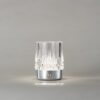 Vintage Tumbler Rechargeable Touch Table Lamp Chrome