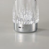 Vintage Tumbler Rechargeable Touch Table Lamp Chrome