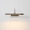 Satin Nickel LED Rechargeable Dimmable Picture Light