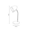 Madison Table Lamp Dimensions