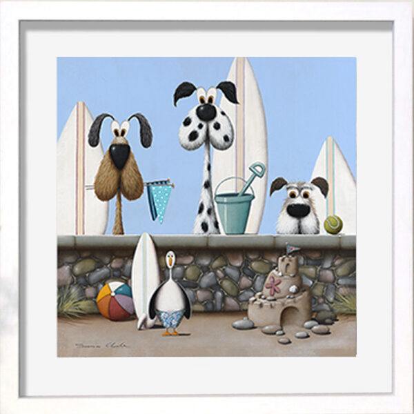 Beach Boys - Small - White Shadow Box Frame