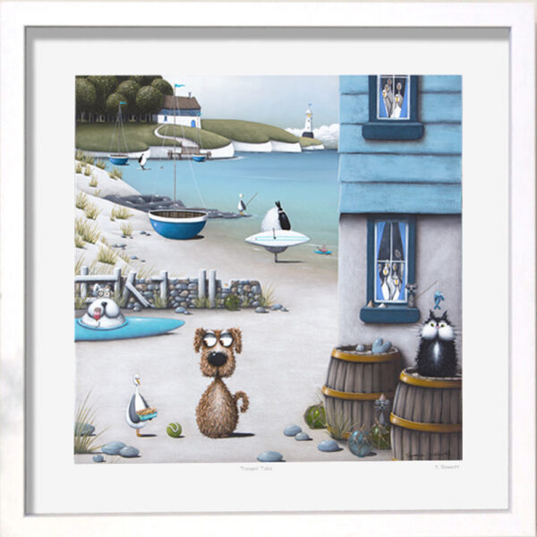 Chip - Small - White Shadow Box Frame