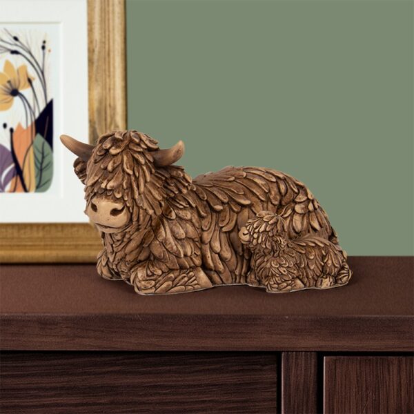 Hughie Highland Cow and Calf