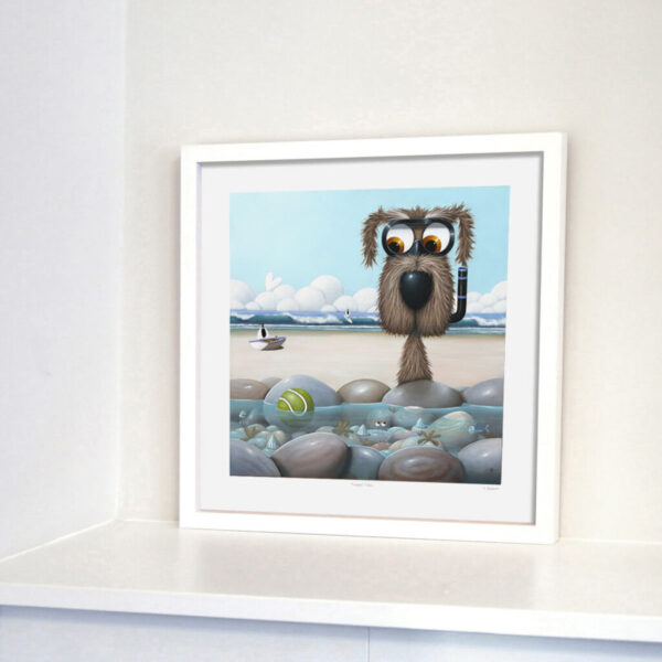 I'm Going In - Small - White Shadow Box Frame