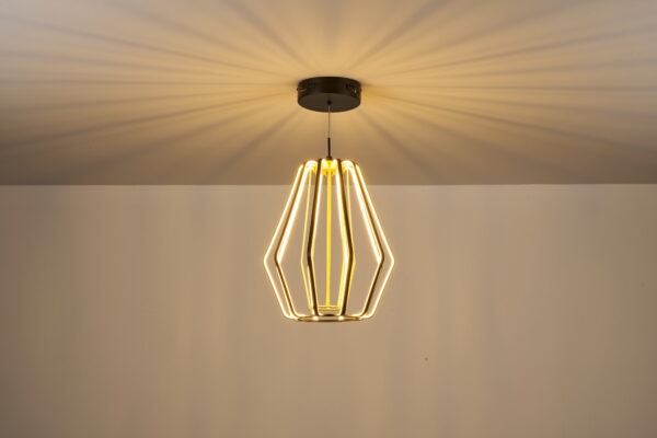 Oceania 15002 Black & Gold LED Pendant