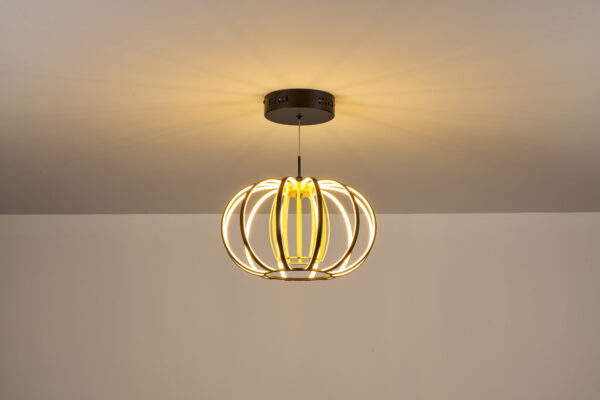Oceania 15003 Black & Gold LED Pendant