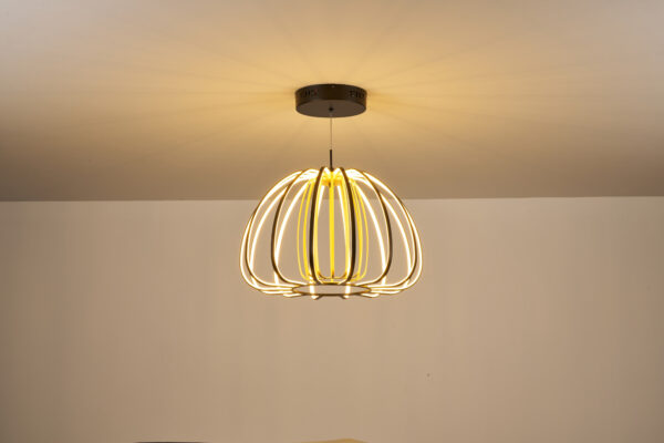 Oceania 15004 Black & Gold Pendant