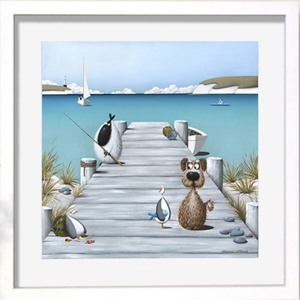 The One That Got Away - Small - White Shadow Box Frame