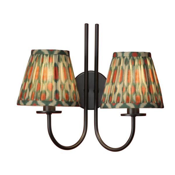 BEC0922 Becca Wall Light with Red Mix Shades