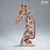 EDMIN09 Giraffe Bust - Miniature - Left