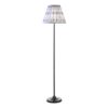 Padme Floor Lamp with Blue Ikat shade