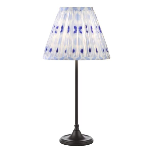 Padme Table Lamp with Blue Ikat shade